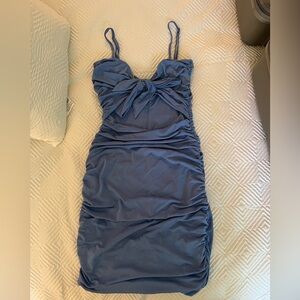 Tiger Mist Blue Mini Dress